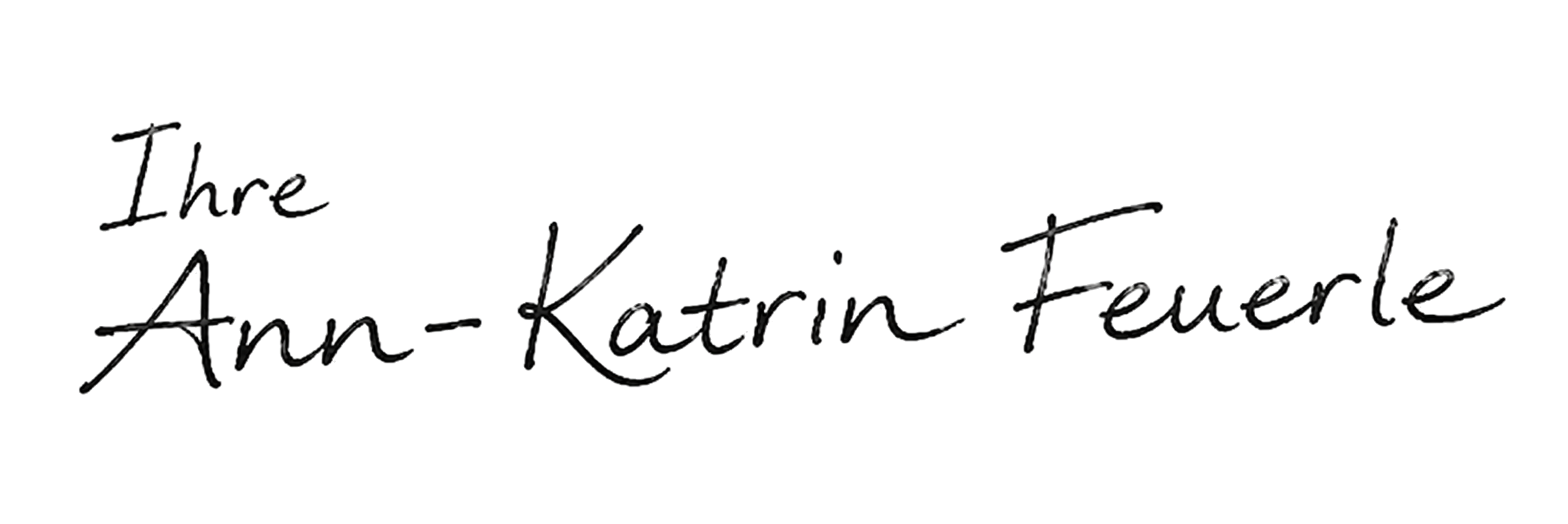 Unterschrift Ann-Katrin Feuerle